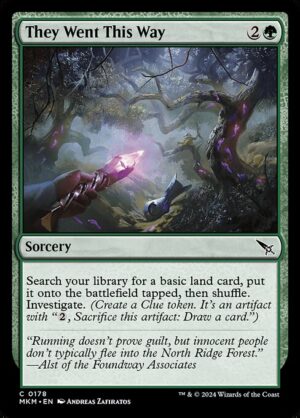 They Went This Way<br /><span class="collector-number">Collector No. 178</span>