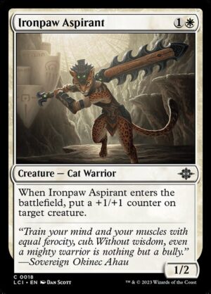Ironpaw Aspirant - Foil<br /><span class="collector-number">Collector No. </span>