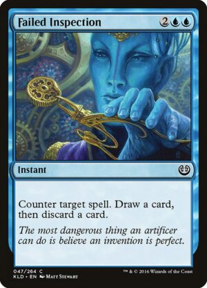 Failed Inspection<br /><span class="collector-number">Collector No. </span>