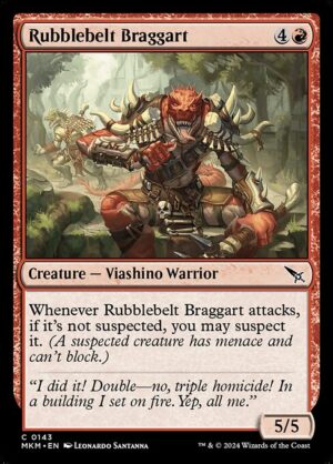 Rubblebelt Braggart<br /><span class="collector-number">Collector No. 143</span>