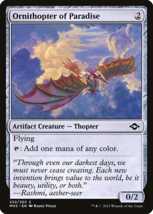 Ornithopter of Paradise - Foil<br /><span class="collector-number">Collector No. 232</span>