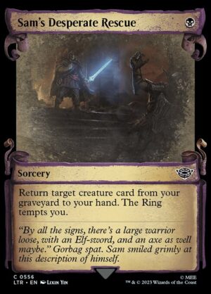 Sam's Desperate Rescue (Showcase Scrolls) - Foil<br /><span class="collector-number">Collector No. 556</span>