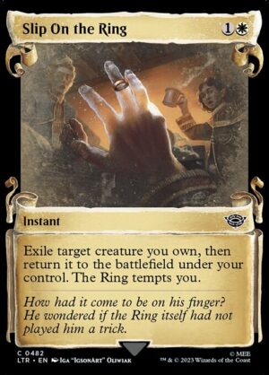 Slip on the Ring (Showcase Scrolls) - Foil<br /><span class="collector-number">Collector No. 482</span>