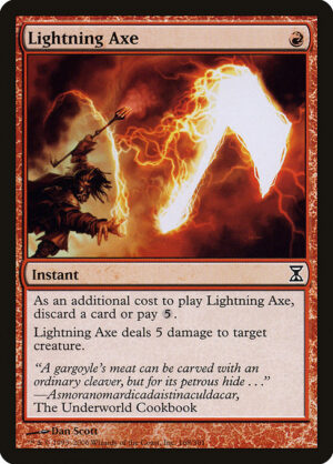Lightning Axe<br /><span class="collector-number">Collector No. 168</span>
