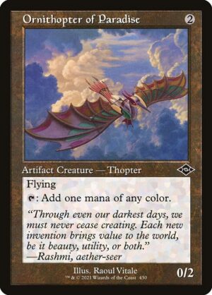 Ornithopter of Paradise (Retro Frame) - Foil<br /><span class="collector-number">Collector No. 430</span>