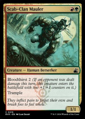 Scab-Clan Mauler<br /><span class="collector-number">Collector No. 219</span>