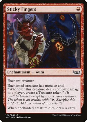 Sticky Fingers - Foil<br /><span class="collector-number">Collector No. 124</span>
