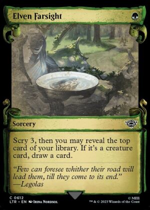 Elven Farsight (Showcase Scrolls) - Foil<br /><span class="collector-number">Collector No. 612</span>