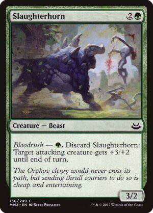Slaughterhorn<br /><span class="collector-number">Collector No. 136</span>