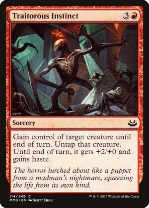 Traitorous Instinct - Foil<br /><span class="collector-number">Collector No. 114</span>