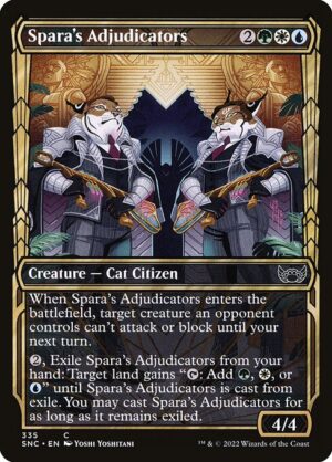 Spara's Adjudicators (Showcase)<br /><span class="collector-number">Collector No. 335</span>