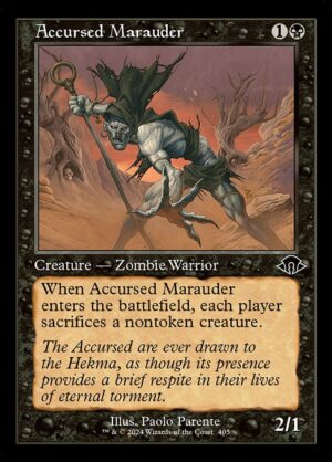 Accursed Marauder (Retro Frame)<br /><span class="collector-number">Collector No. 405</span>