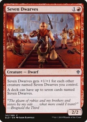 Seven Dwarves - Foil<br /><span class="collector-number">Collector No. 141</span>