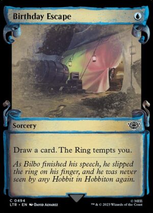 Birthday Escape (Showcase Scrolls) - Foil<br /><span class="collector-number">Collector No. 494</span>