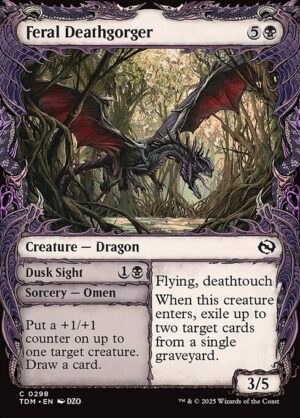 Feral Deathgorger (Showcase)<br /><span class="collector-number">Collector No. 298</span>
