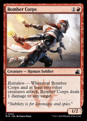 Bomber Corps<br /><span class="collector-number">Collector No. 102</span>