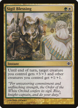 Sigil Blessing<br /><span class="collector-number">Collector No. 195</span>