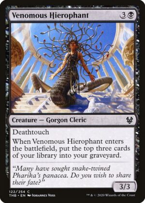 Venomous Hierophant - Foil<br /><span class="collector-number">Collector No. 122</span>