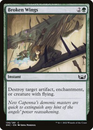 Broken Wings - Foil<br /><span class="collector-number">Collector No. 136</span>