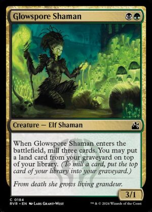 Glowspore Shaman<br /><span class="collector-number">Collector No. 184</span>