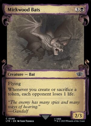 Mirkwood Bats (Showcase Scrolls) - Foil<br /><span class="collector-number">Collector No. 546</span>