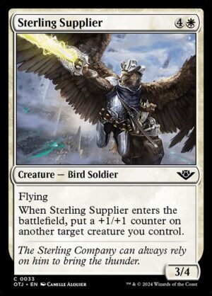 Sterling Supplier<br /><span class="collector-number">Collector No. 33</span>