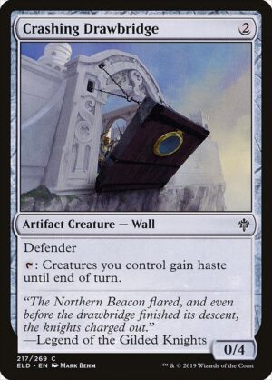 Crashing Drawbridge - Foil<br /><span class="collector-number">Collector No. 217</span>