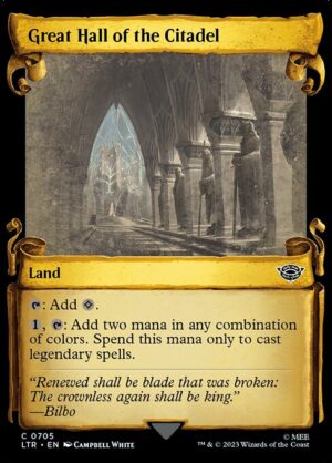 Great Hall of the Citadel (Showcase Scrolls) - Foil<br /><span class="collector-number">Collector No. 705</span>