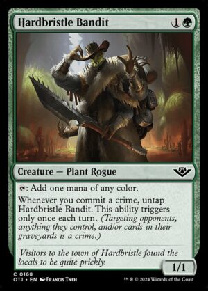 Hardbristle Bandit<br /><span class="collector-number">Collector No. 168</span>