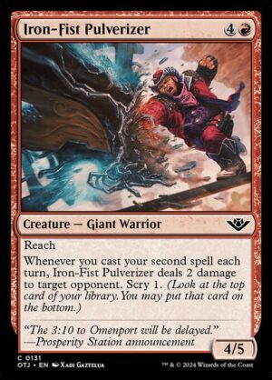 Iron-Fist Pulverizer<br /><span class="collector-number">Collector No. 131</span>