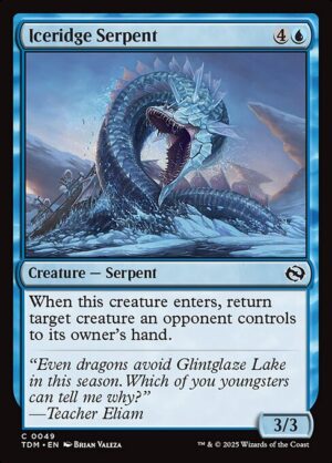 Iceridge Serpent<br /><span class="collector-number">Collector No. 49</span>
