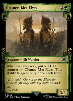 Chance-Met Elves (Showcase Scrolls)<br /><span class="collector-number">Collector No. 608</span>