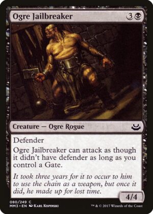 Ogre Jailbreaker - Foil<br /><span class="collector-number">Collector No. 80</span>