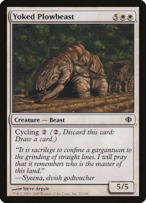 Yoked Plowbeast - Foil<br /><span class="collector-number">Collector No. 31</span>
