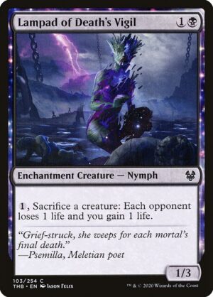 Lampad of Death's Vigil<br /><span class="collector-number">Collector No. 103</span>